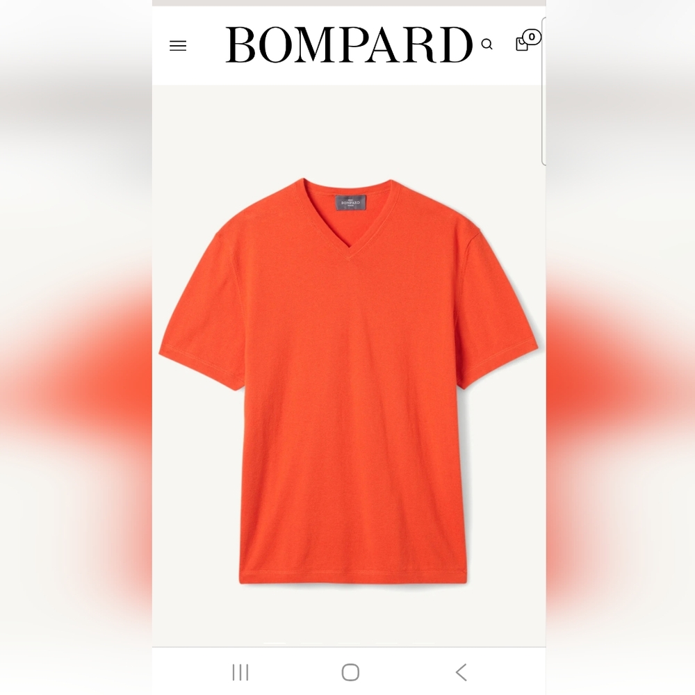 Eric Bompard French Luxury Brand High Quality Cashmere Brand Men Medium NWT